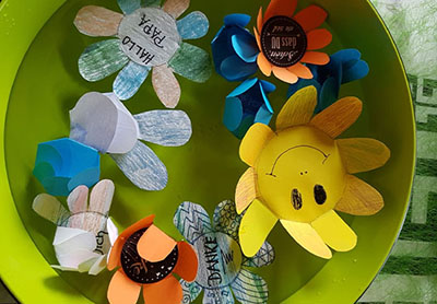 Offene schwimmende Wunschblüten